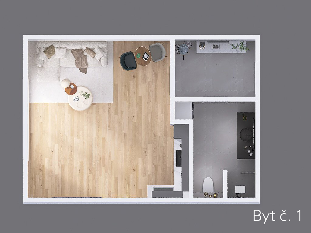 Byt 1 - residence Grůska Strážníce